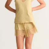 Pigiama Top+Shorts Donna Viscosa Pepita 4041 Sveva - Biancheria da sogno Pedata