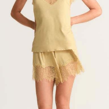 Pigiama Top+Shorts Donna Viscosa Pepita 4041 Sveva - Biancheria da sogno Pedata