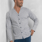 Pigiama Uomo Aperto in Caldo Cotone Il Granchio GP2072 - Biancheria da sogno Pedata