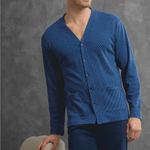 Pigiama Uomo Aperto in Caldo Cotone Il Granchio GP2092 - Biancheria da sogno Pedata