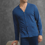 Pigiama Uomo Aperto in Caldo Cotone Il Granchio GP2092 - Biancheria da sogno Pedata