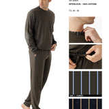 Pigiama Uomo Interlock Girocollo Jamas IJ9445 - Biancheria da sogno Pedata
