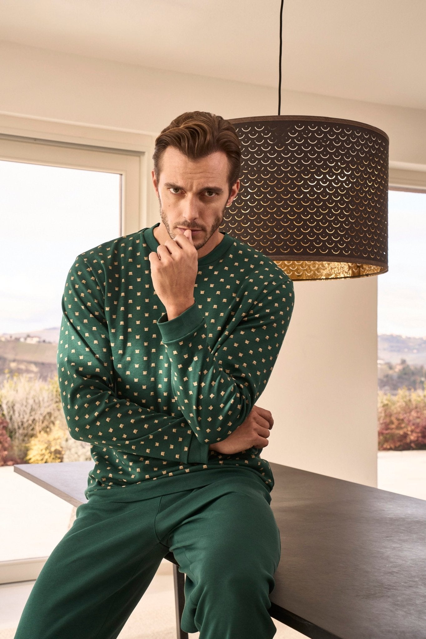 Pigiama Uomo Nettuno Serafino Tuta Julipet JAL393 - Biancheria da sogno Pedata