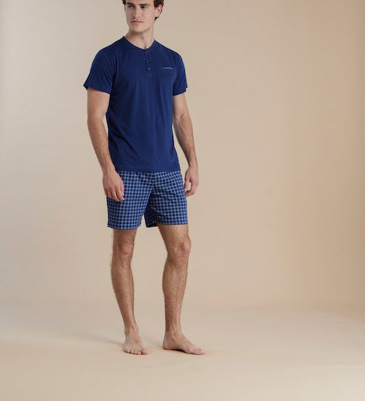 Pigiama Uomo Noi di Notte FC3056 - Biancheria da sogno Pedata