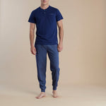 Pigiama Uomo Noi di Notte FC3056 - Biancheria da sogno Pedata