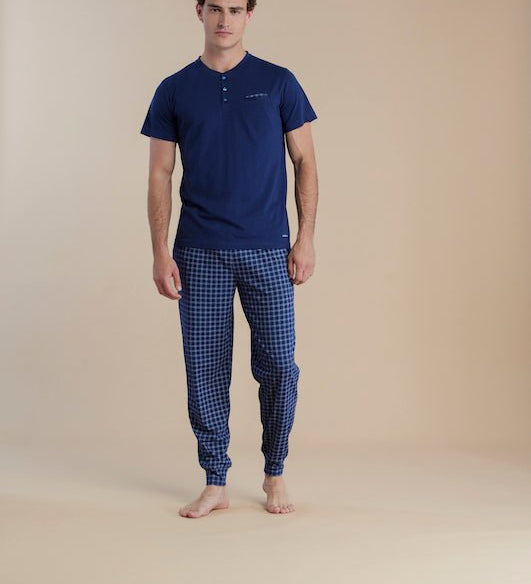 Pigiama Uomo Noi di Notte FC3056 - Biancheria da sogno Pedata