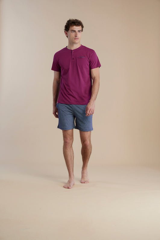 Pigiama Uomo Noi di Notte FC3057 - Biancheria da sogno Pedata