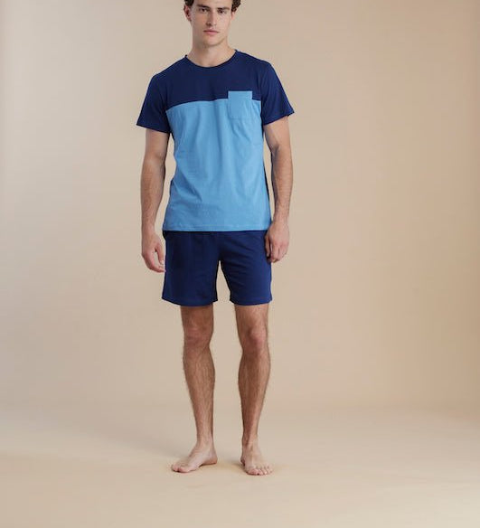 Pigiama Uomo Noi di Notte FC3076AS - Biancheria da sogno Pedata