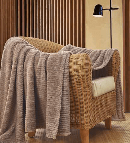 Plaid con Borsa 130x160 in Ecopelliccia GFFerrari Morbidone - Biancheria da sogno Pedata