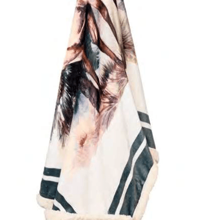 Plaid con Scatola Nuvole di Stoffa 130x160cm - Bosco Incantato - Biancheria da sogno Pedata