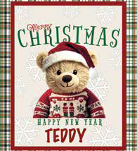 Plaid Singolo 130x160 Linea Oro Natale - Biancheria da sogno Pedata