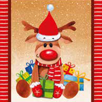 Plaid Singolo 130x160 Linea Oro Natale - Biancheria da sogno Pedata