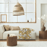 Plaid Stampa Digitale Linea Oro Cleris - Biancheria da sogno Pedata