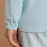 Ragno Pigiama Serafino Donna C. Cotone DT77N1 - Biancheria da sogno Pedata