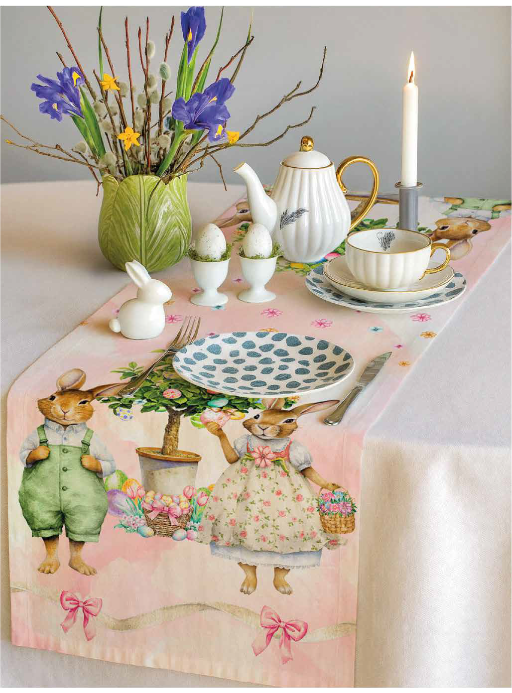 Runner 47x140 Maestri Cotonieri Pasquale - Biancheria da sogno Pedata