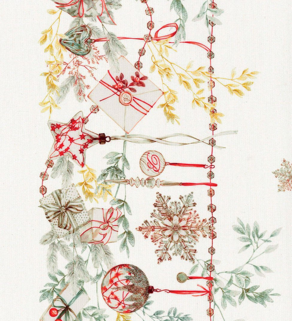 Runner 50x150 Blumarine Bianco Natale - Biancheria da sogno Pedata