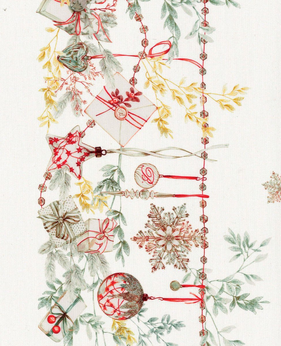 Runner 50x150 Blumarine Bianco Natale - Biancheria da sogno Pedata