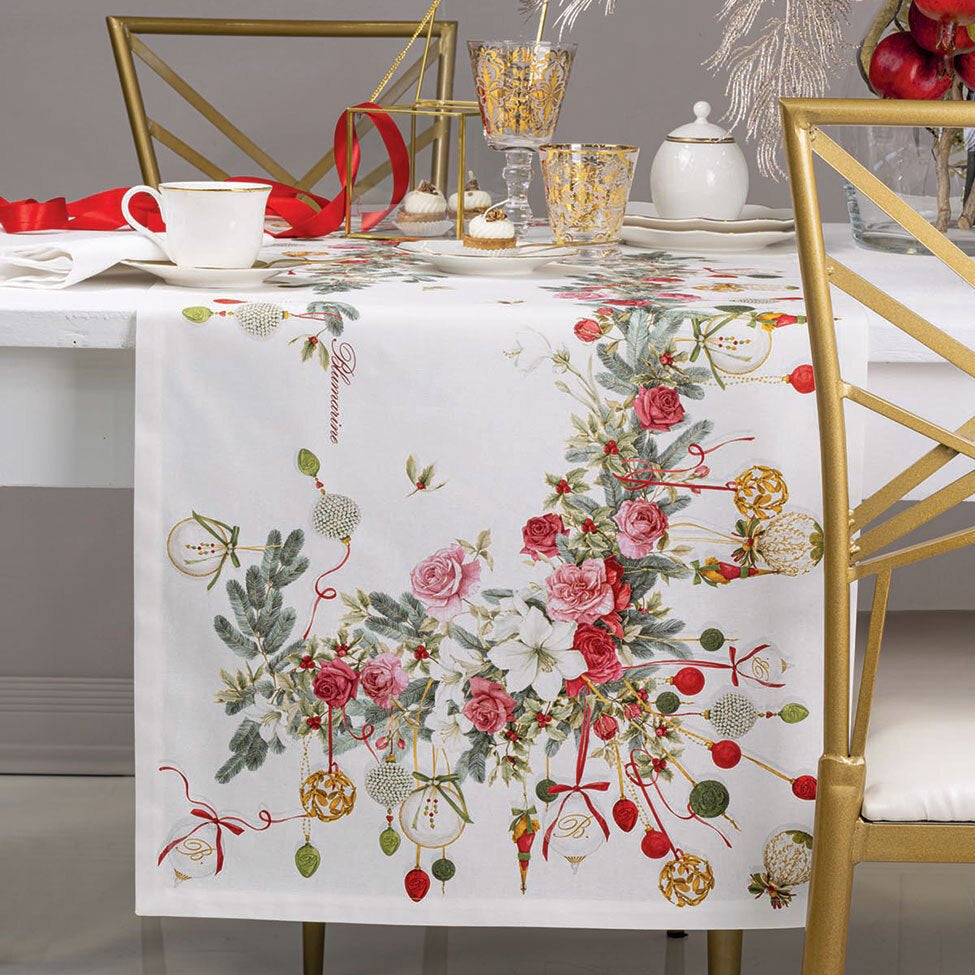 Runner 50x150 Natalizio Blumarine Merry Decor - Biancheria da sogno Pedata