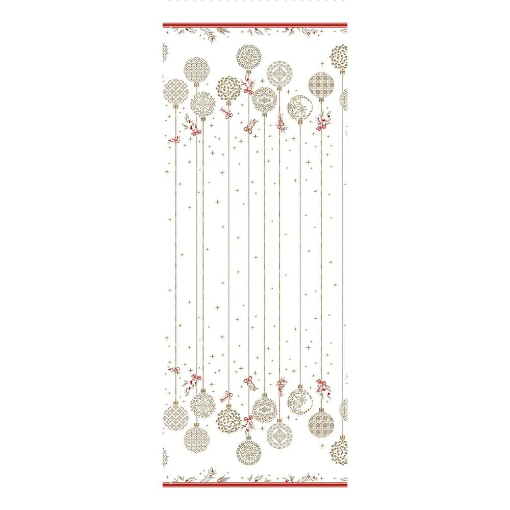 Runner 50x150cm Natalizio Vallesusa Sparkling - Biancheria da sogno Pedata