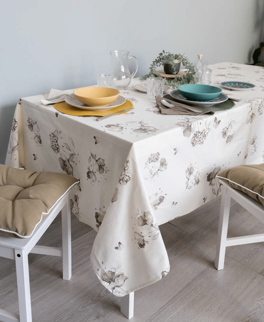 Servizio Da Tavola Maestri Cotonieri Botanique - Biancheria da sogno Pedata