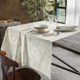 Servizio da Tavola Rotondo x8 Vallesusa Damasco - Biancheria da sogno Pedata