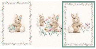 Set 3 Strofinacci in Cotone Linea Oro Pasquale - Biancheria da sogno Pedata