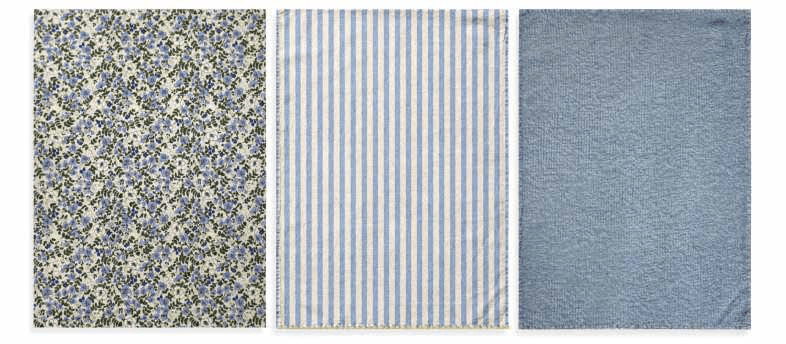 Set 3 Strofinacci in Microspugna 45x65 Maestri Cotonieri Pandora - Biancheria da sogno Pedata