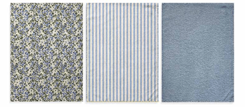 Set 3 Strofinacci in Microspugna 45x65 Maestri Cotonieri Pandora - Biancheria da sogno Pedata