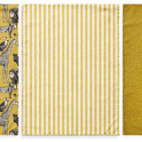 Set 3 Strofinacci in Microspugna 45x65 Maestri Cotonieri Pandora - Biancheria da sogno Pedata