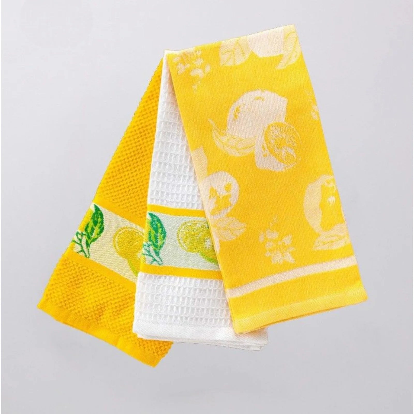 Set 3 Strofinacci Linea Oro Nido D'Ape - Biancheria da sogno Pedata