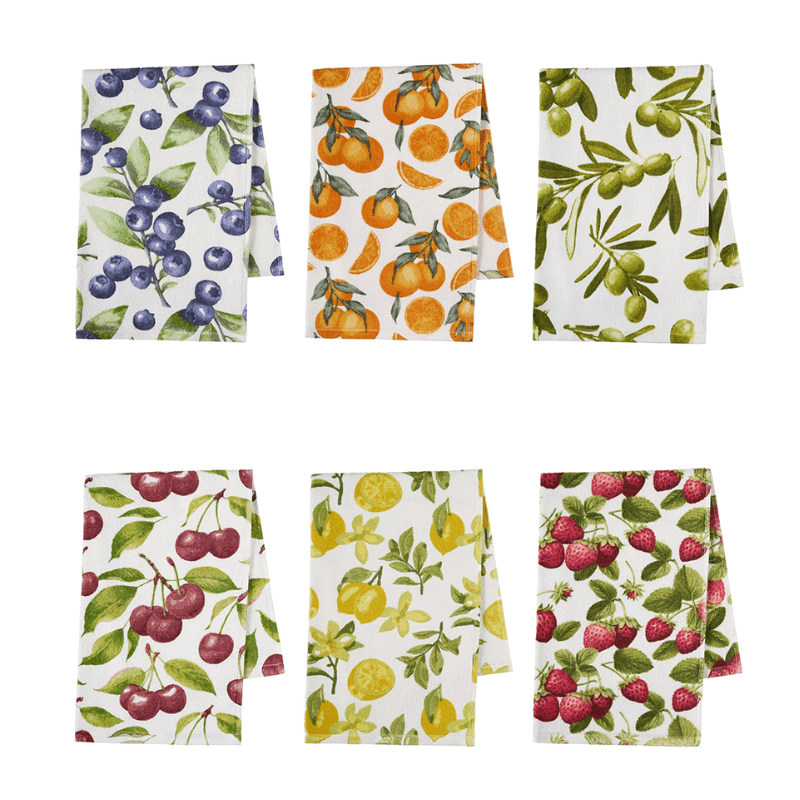 Set 6 Strofinacci in Microspugna 45x65 Vingi Benedetta - Biancheria da sogno Pedata