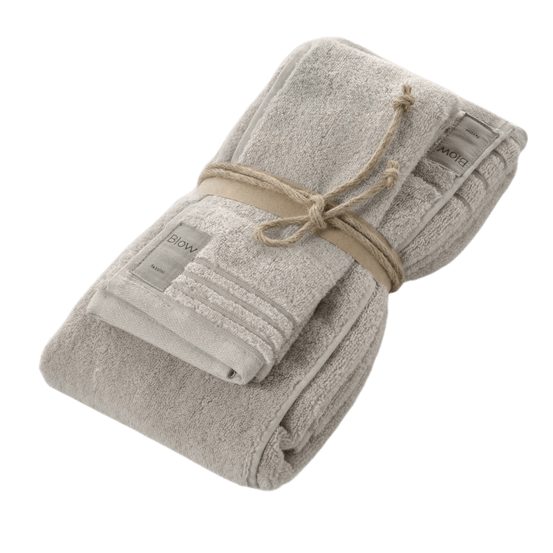 Set Asciugamani 1+1 Fazzini Coccola - Biancheria da sogno Pedata