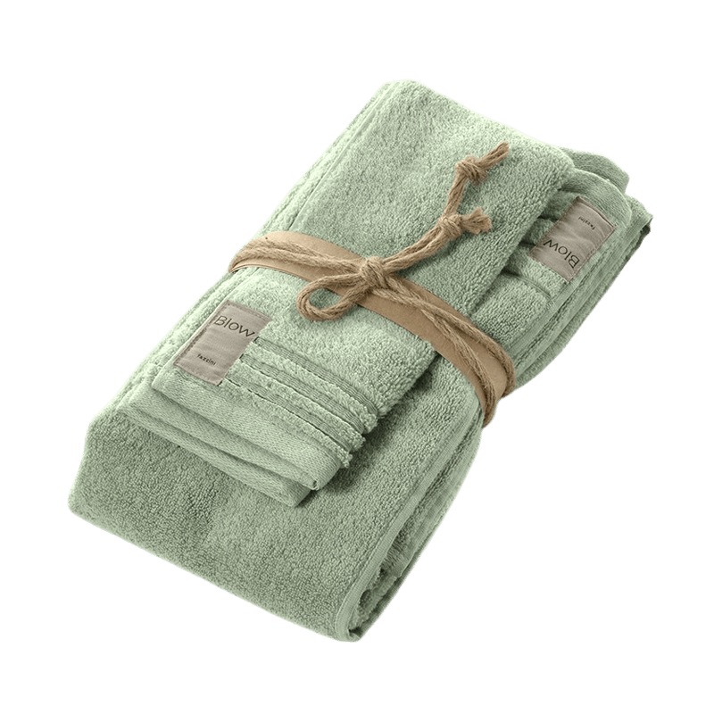 Set Asciugamani 1+1 Fazzini Coccola - Biancheria da sogno Pedata