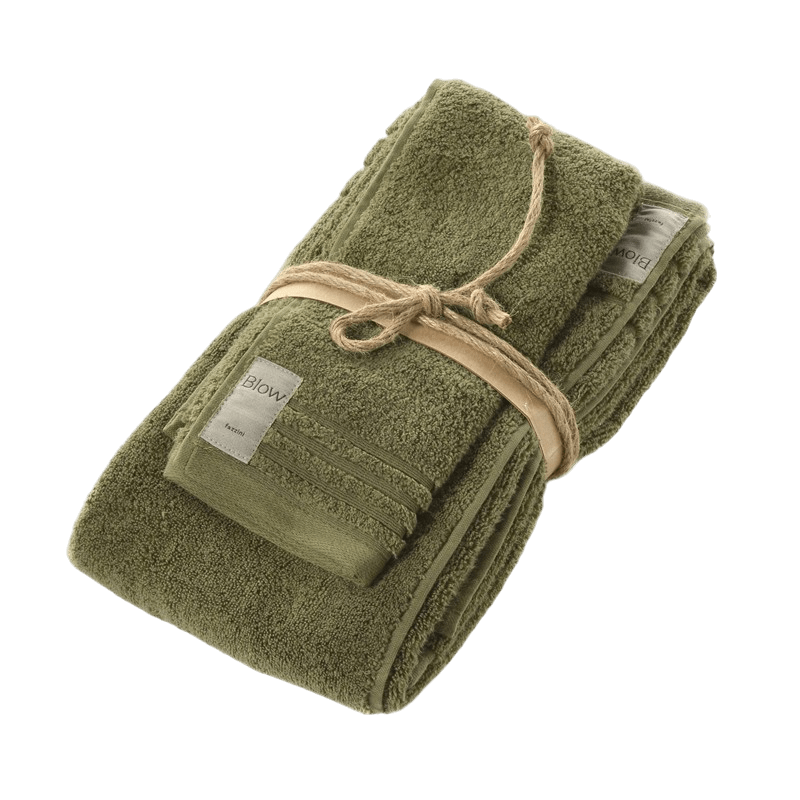 Set Asciugamani 1+1 Fazzini Coccola - Biancheria da sogno Pedata