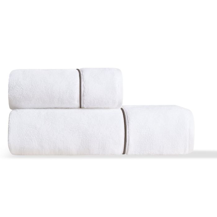 Set Asciugamani 1+1 Queen Maestri Cotonieri - Biancheria da sogno Pedata