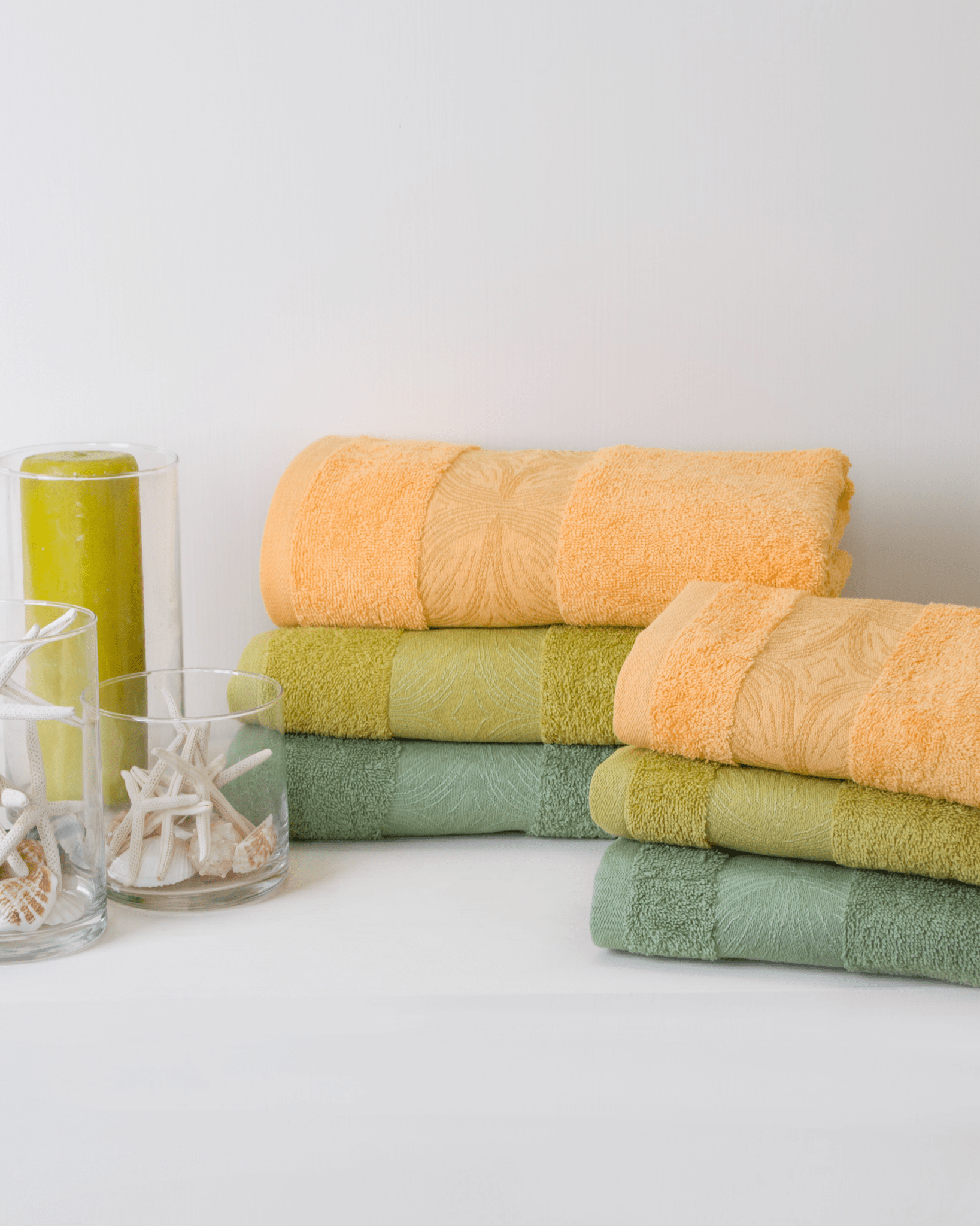 Set Asciugamani 3+3 Neith Charlie - Biancheria da sogno Pedata