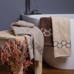 Set Asciugamani 3+3 Neith Chiffon - Biancheria da sogno Pedata