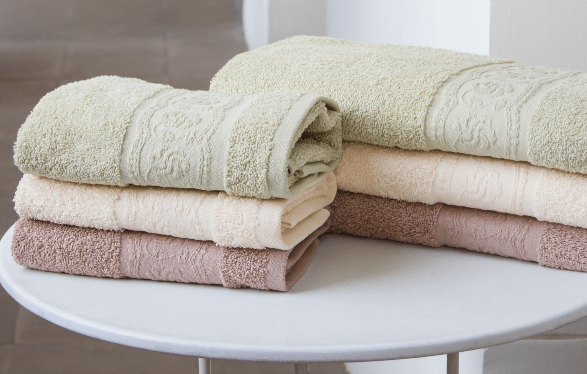 Set Asciugamani 3+3 Neith Gessica - Biancheria da sogno Pedata