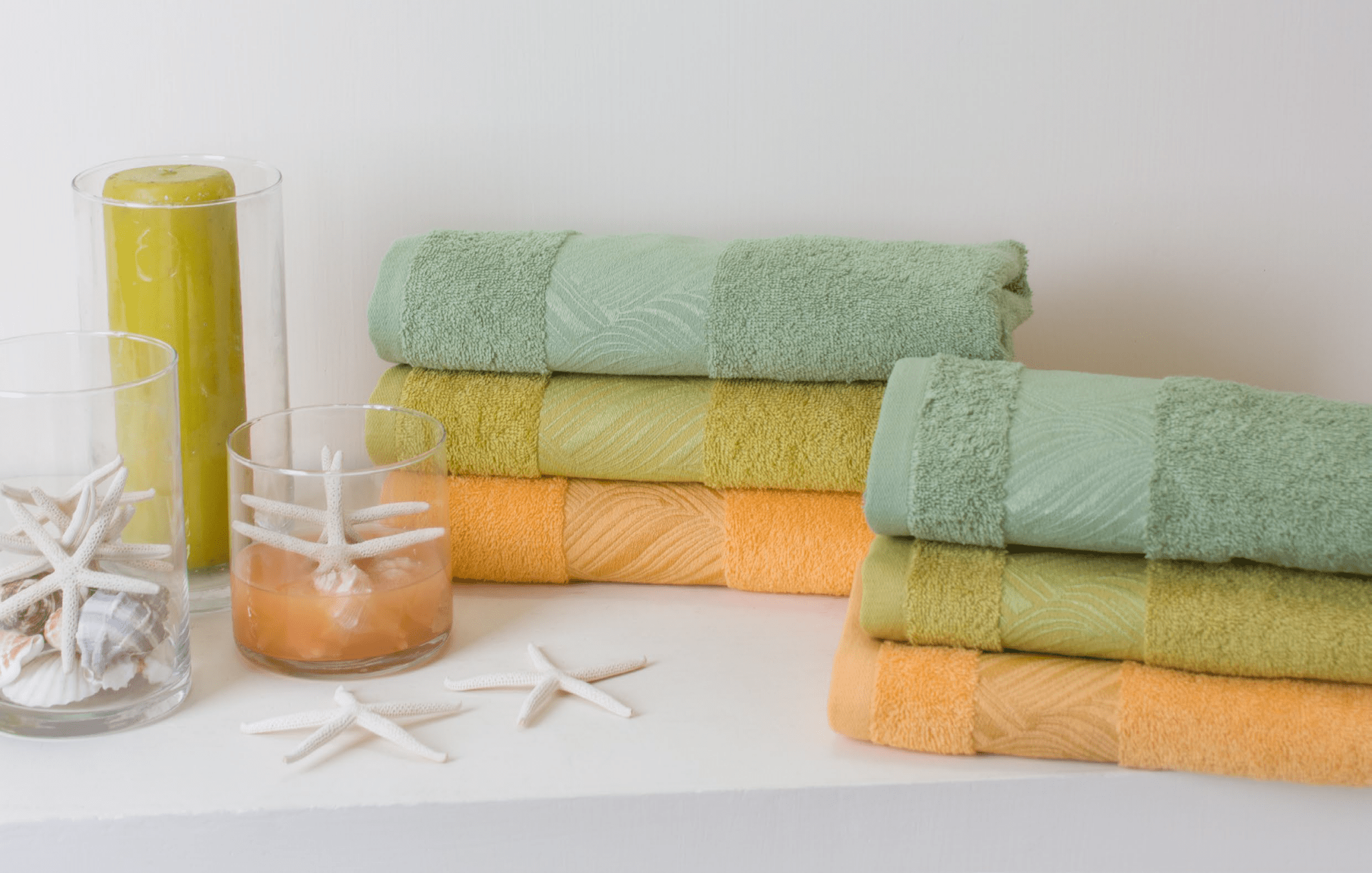 Set Asciugamani 3+3 Neith Ginevra - Biancheria da sogno Pedata