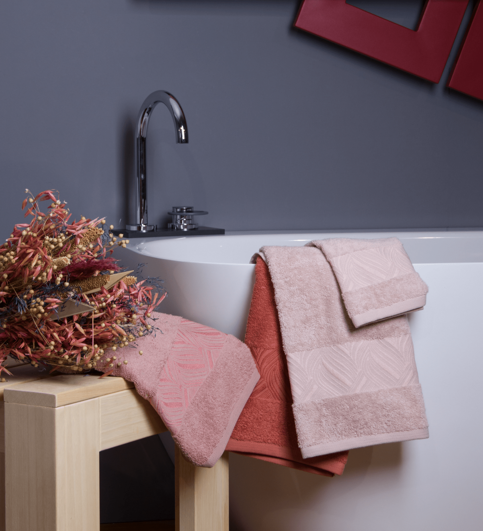 Set Asciugamani 3+3 Neith Ginevra - Biancheria da sogno Pedata