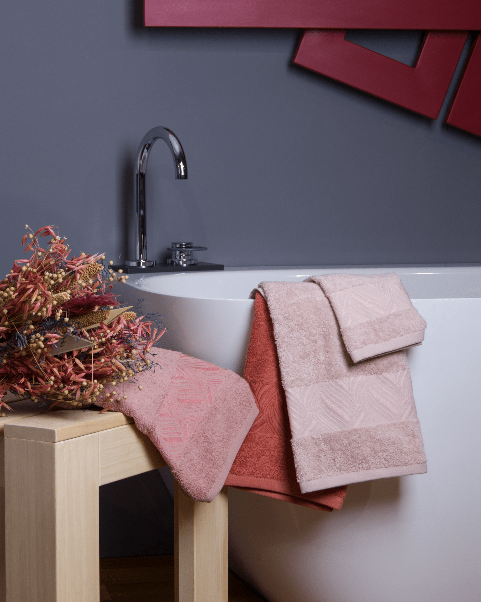 Set Asciugamani 3+3 Neith Ginevra - Biancheria da sogno Pedata