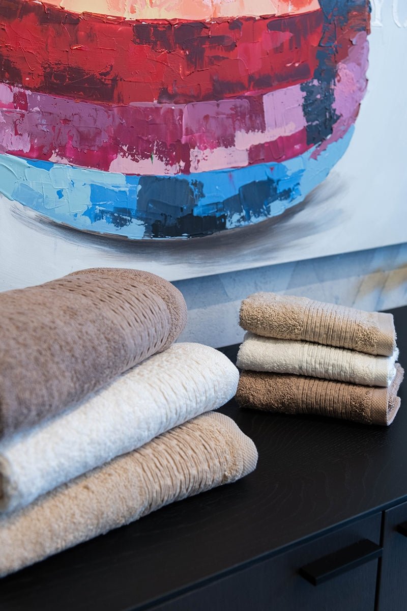 Set Asciugamani 3+3 Neith Giuliana - Biancheria da sogno Pedata