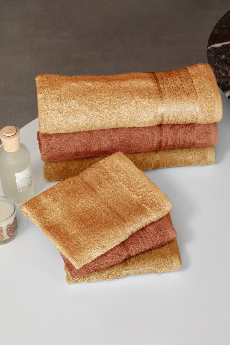 Set Asciugamani 3+3 Neith Kardif - Biancheria da sogno Pedata