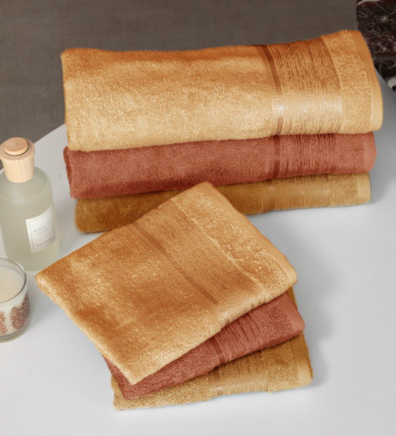 Set Asciugamani 3+3 Neith Kardif - Biancheria da sogno Pedata