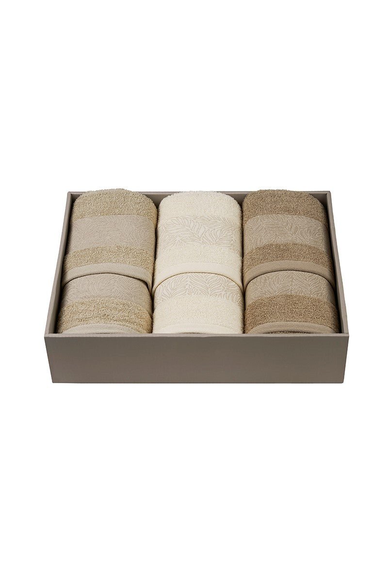 Set Asciugamani 3+3 Neith Kila - Biancheria da sogno Pedata