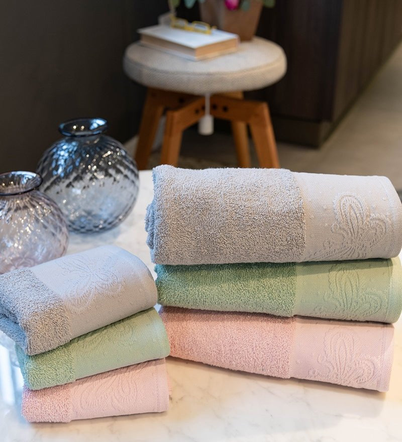 Set Asciugamani 3+3 Neith Roberta - Biancheria da sogno Pedata