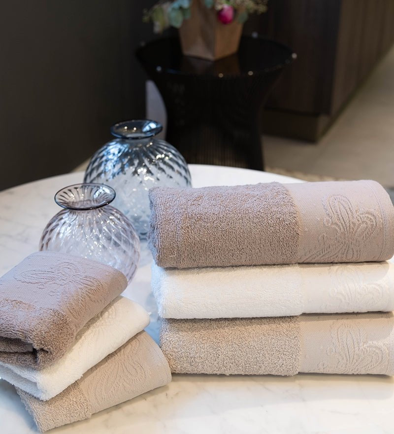 Set Asciugamani 3+3 Neith Roberta - Biancheria da sogno Pedata