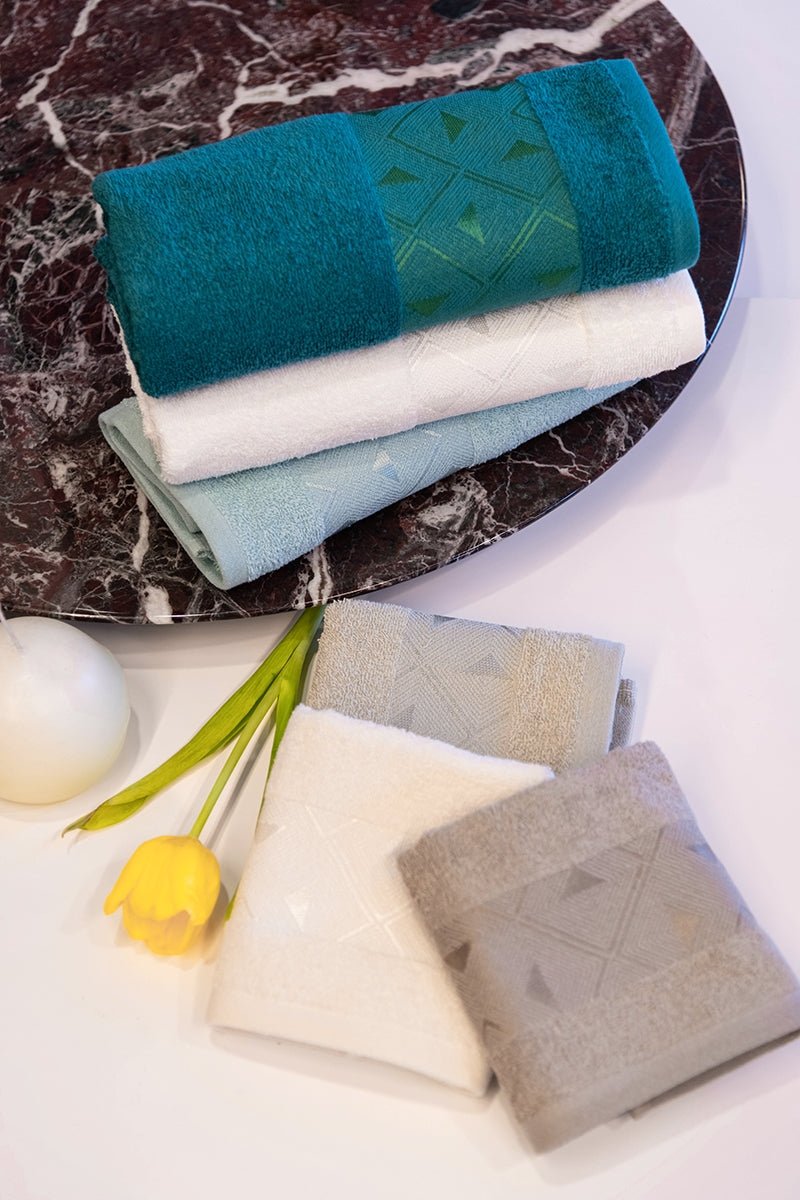 Set Asciugamani 3+3 Neith Rubina - Biancheria da sogno Pedata