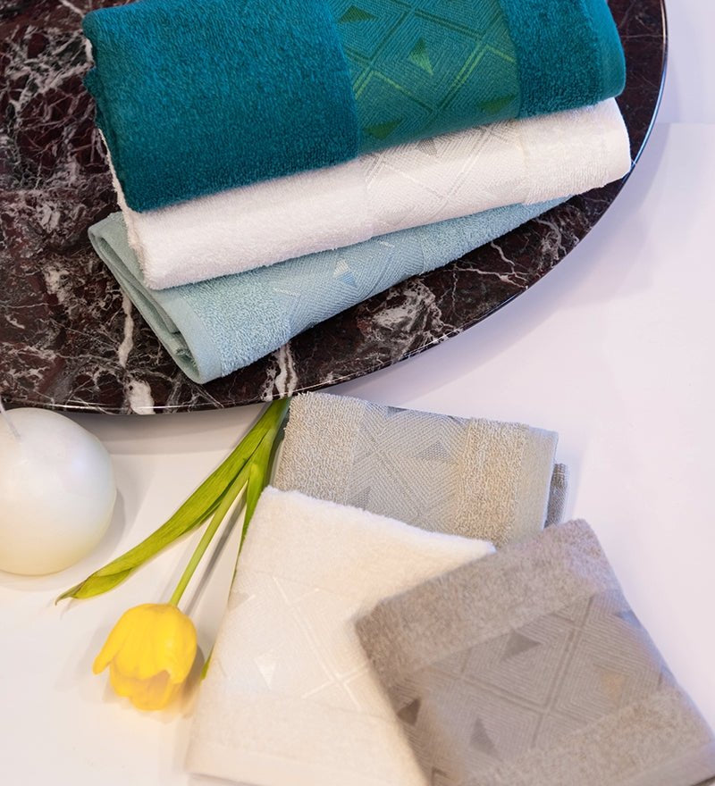 Set Asciugamani 3+3 Neith Rubina - Biancheria da sogno Pedata