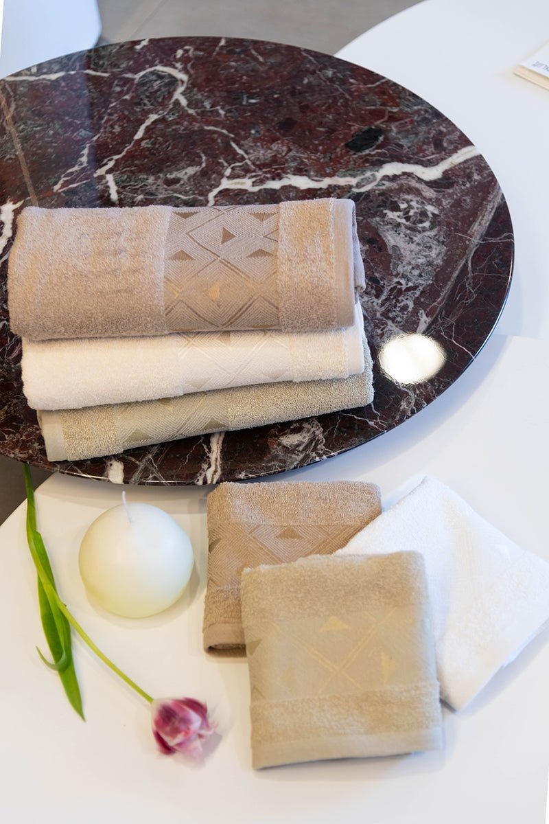 Set Asciugamani 6+6 Neith - Biancheria da sogno Pedata